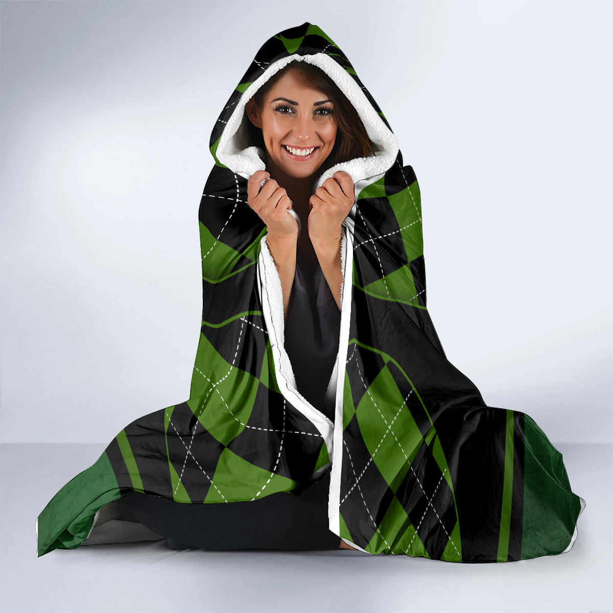 In My Veins Flows The Blood Of Irish Rebels Hooded Blanket