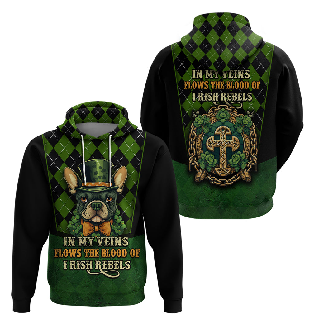 In My Veins Flows The Blood Of Irish Rebels Hoodie - Wonder Print Shop