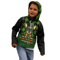 In My Veins Flows The Blood Of Irish Rebels Kid Hoodie - Wonder Print Shop