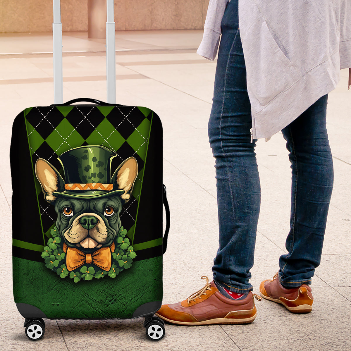In My Veins Flows The Blood Of Irish Rebels Luggage Cover - Wonder Print Shop