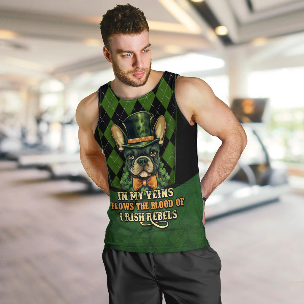 In My Veins Flows The Blood Of Irish Rebels Men Tank Top - Wonder Print Shop