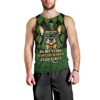 In My Veins Flows The Blood Of Irish Rebels Men Tank Top - Wonder Print Shop