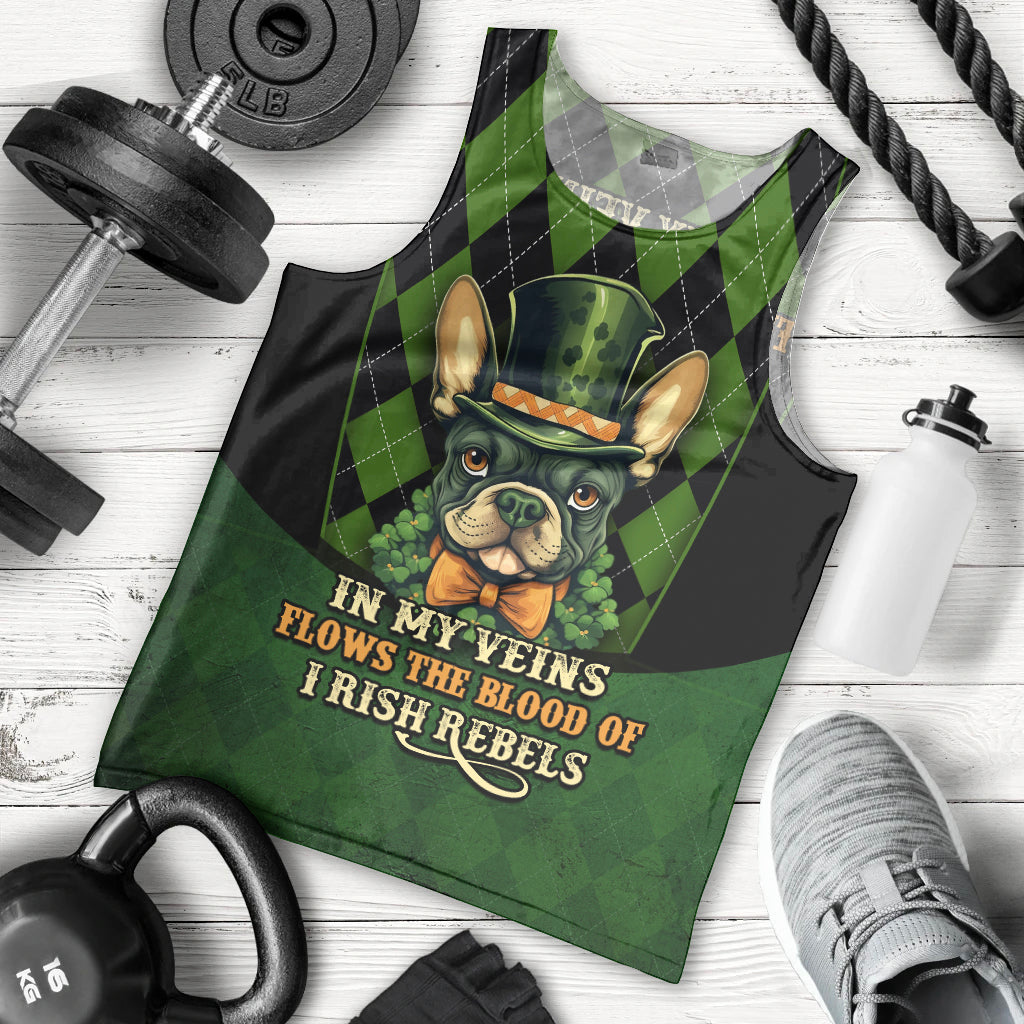 In My Veins Flows The Blood Of Irish Rebels Men Tank Top - Wonder Print Shop