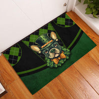 In My Veins Flows The Blood Of Irish Rebels Rubber Doormat - Wonder Print Shop