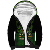 In My Veins Flows The Blood Of Irish Rebels Sherpa Hoodie - Wonder Print Shop