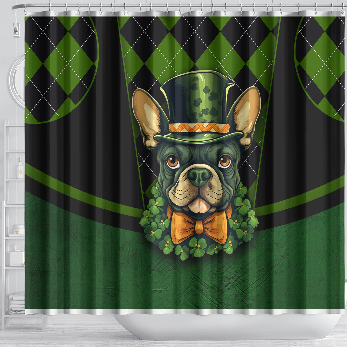 In My Veins Flows The Blood Of Irish Rebels Shower Curtain