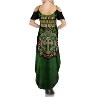 In My Veins Flows The Blood Of Irish Rebels Summer Maxi Dress - Wonder Print Shop