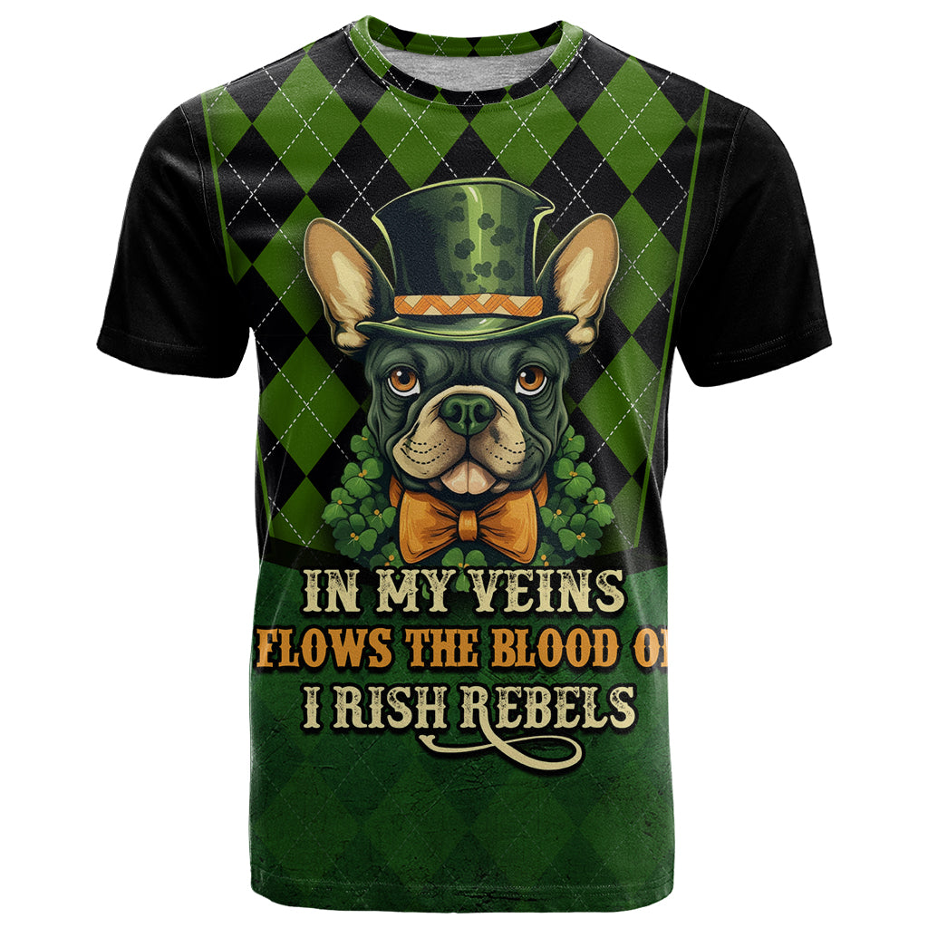 In My Veins Flows The Blood Of Irish Rebels T Shirt - Wonder Print Shop