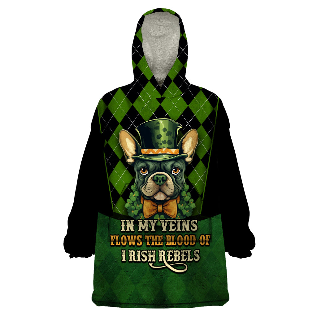 In My Veins Flows The Blood Of Irish Rebels Wearable Blanket Hoodie - Wonder Print Shop