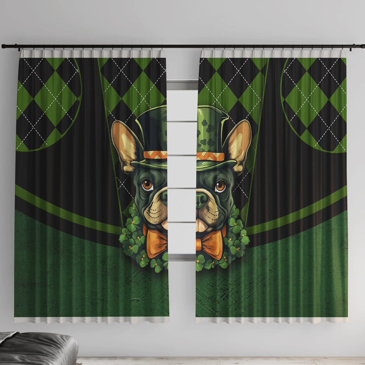 In My Veins Flows The Blood Of Irish Rebels Window Curtain - Wonder Print Shop