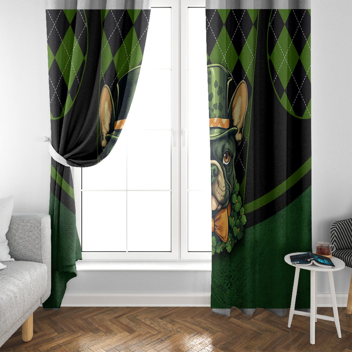 In My Veins Flows The Blood Of Irish Rebels Window Curtain - Wonder Print Shop