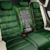Irish Cross Mix With Shamrock Floral Back Car Seat Cover - Wonder Print Shop
