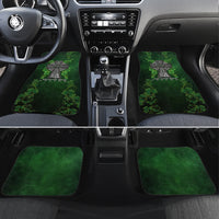Irish Cross Mix With Shamrock Floral Car Mats - Wonder Print Shop