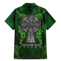 Irish Cross Mix With Shamrock Floral Family Matching Mermaid Dress and Hawaiian Shirt - Wonder Print Shop