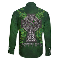 Irish Cross Mix With Shamrock Floral Family Matching Short Sleeve Bodycon Dress and Hawaiian Shirt - Wonder Print Shop