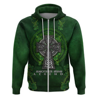 Irish Cross Mix With Shamrock Floral Hoodie - Wonder Print Shop