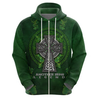 Irish Cross Mix With Shamrock Floral Hoodie - Wonder Print Shop