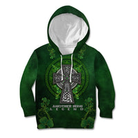 Irish Cross Mix With Shamrock Floral Kid Hoodie - Wonder Print Shop