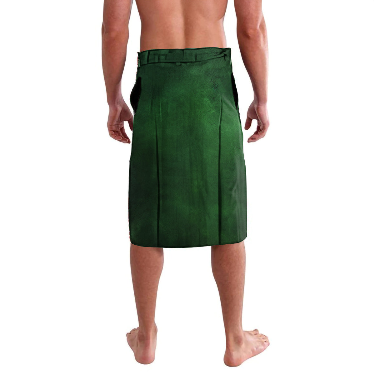 Irish Cross Mix With Shamrock Floral Lavalava - Wonder Print Shop