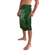 Irish Cross Mix With Shamrock Floral Lavalava - Wonder Print Shop