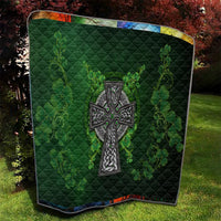 Irish Cross Mix With Shamrock Floral Quilt - Wonder Print Shop