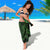Irish Cross Mix With Shamrock Floral Sarong - Wonder Print Shop