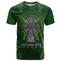 Irish Cross Mix With Shamrock Floral T Shirt - Wonder Print Shop