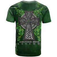 Irish Cross Mix With Shamrock Floral T Shirt - Wonder Print Shop