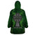 Irish Cross Mix With Shamrock Floral Wearable Blanket Hoodie - Wonder Print Shop