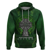 Irish Cross Mix With Shamrock Floral Zip Hoodie - Wonder Print Shop