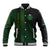 Beer Cup Pattern And Celtic Circle Green Baseball Jacket - Wonder Print Shop
