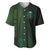 Beer Cup Pattern And Celtic Circle Green Baseball Jersey - Wonder Print Shop