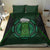 Beer Cup Pattern And Celtic Circle Green Bedding Set - Wonder Print Shop