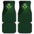 Beer Cup Pattern And Celtic Circle Green Car Mats - Wonder Print Shop