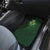 Beer Cup Pattern And Celtic Circle Green Car Mats - Wonder Print Shop