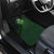 Beer Cup Pattern And Celtic Circle Green Car Mats - Wonder Print Shop