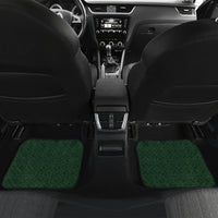 Beer Cup Pattern And Celtic Circle Green Car Mats - Wonder Print Shop