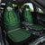 Beer Cup Pattern And Celtic Circle Green Car Seat Cover - Wonder Print Shop