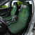 Beer Cup Pattern And Celtic Circle Green Car Seat Cover - Wonder Print Shop