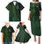 Beer Cup Pattern And Celtic Circle Green Family Matching Puletasi and Hawaiian Shirt - Wonder Print Shop