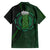 Beer Cup Pattern And Celtic Circle Green Family Matching Short Sleeve Bodycon Dress and Hawaiian Shirt - Wonder Print Shop