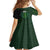 Beer Cup Pattern And Celtic Circle Green Family Matching Summer Maxi Dress and Hawaiian Shirt - Wonder Print Shop