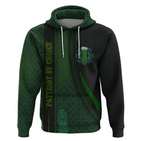 Beer Cup Pattern And Celtic Circle Green Hoodie - Wonder Print Shop