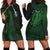 Beer Cup Pattern And Celtic Circle Green Hoodie Dress - Wonder Print Shop