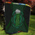 Beer Cup Pattern And Celtic Circle Green Quilt - Wonder Print Shop