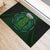 Beer Cup Pattern And Celtic Circle Green Rubber Doormat - Wonder Print Shop
