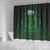 Beer Cup Pattern And Celtic Circle Green Shower Curtain