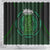 Beer Cup Pattern And Celtic Circle Green Shower Curtain