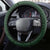 Beer Cup Pattern And Celtic Circle Green Steering Wheel Cover - Wonder Print Shop