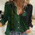 Beer Cup Pattern And Celtic Circle Green Women Casual Shirt - Wonder Print Shop